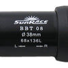 Trapas Sunrace ø38 136mm Inslagcups - Met Spie