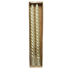 Decoris dinerkaars swirl creme glitter 2st
