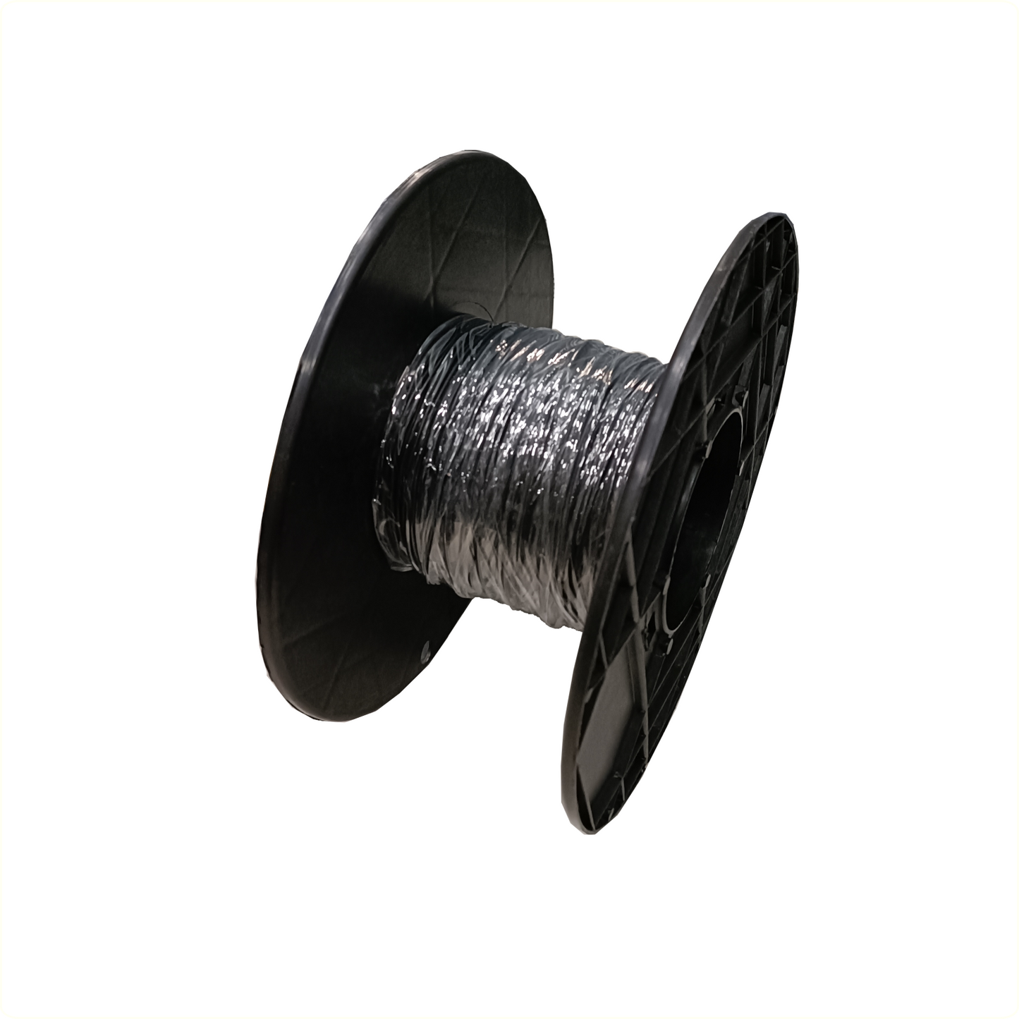 Elektra verlichting snoer 1mmx30m. zwart