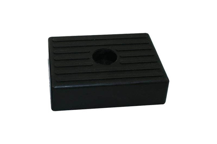 Rubber boottrailer kussen 130x100mm zwart