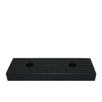 Rubber boottrailer kussen 300x100mm zwart