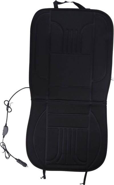 Dunlop all ride auto stoelverwarmings kussen - op 12v aansluiting - zwart - past in elke auto