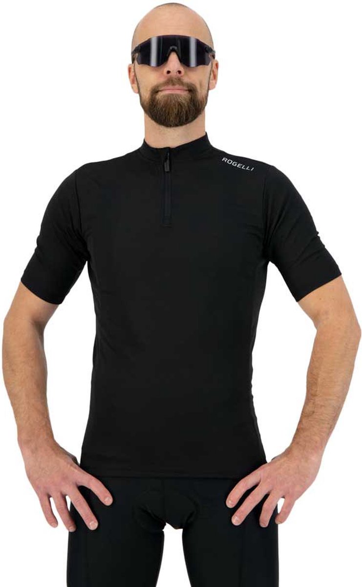 Rogelli core fietsshirt heren - korte mouwen - zwart - xl