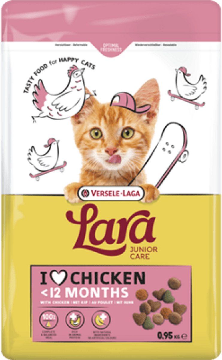 Lara junior care kip - kattenvoer - 1.9 kg