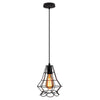Homestyle pro mk012-b industriële hanglamp 19x22 cm zwart metaal
