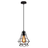 Homestyle pro mk012-b industriële hanglamp 19x22 cm zwart metaal - afbeelding 1
