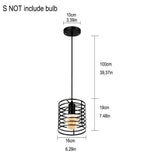 Homestyle pro mk014-b industriële hanglamp 16x19 cm zwart metaal - afbeelding 2