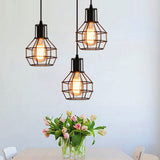 Homestyle pro mk021-b industriële hanglampen zwart metaal - afbeelding 3