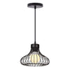 Homestyle pro mk013-b industriële hanglamp 23x20 cm zwart metaal