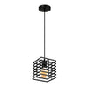 Homestyle pro mk015-b industriële hanglamp 15x18 cm zwart metaal