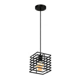 Homestyle pro mk015-b industriële hanglamp 15x18 cm zwart metaal - afbeelding 1