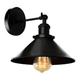 Homestyle pro mk023-b industri euml;le wandlamp 22 cm zwart metaal - afbeelding 1
