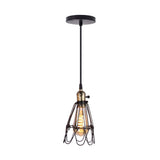 Homestyle Pro Homestyle MK006-B Industriële Hanglamp 19x23 cm Zwart Metaal - afbeelding 1