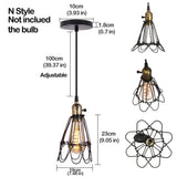 Homestyle Pro Homestyle MK006-B Industriële Hanglamp 19x23 cm Zwart Metaal - afbeelding 2