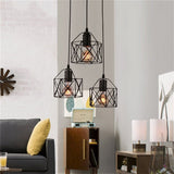 Homestyle pro mk019-b industriële hanglampen zwart metaal - afbeelding 2