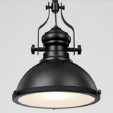 Homestyle pro mk102-wb industriële hanglamp 32x35 cm zwart wit metaal - afbeelding 2