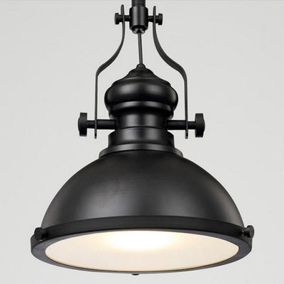 Homestyle pro mk102-wb industriële hanglamp 32x35 cm zwart wit metaal