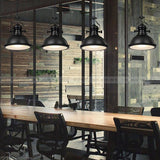 Homestyle pro mk102-wb industriële hanglamp 32x35 cm zwart wit metaal - afbeelding 3