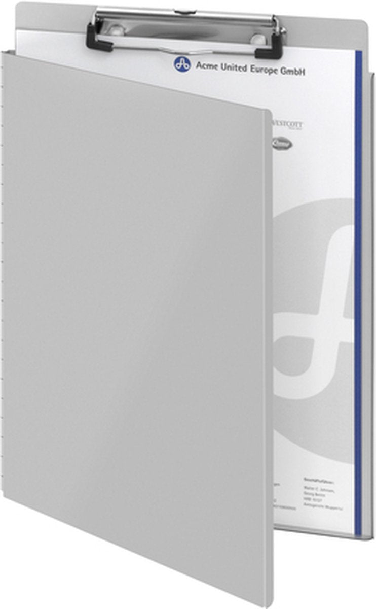 Westcott klembord - aluminium - a4 - met beschermkap - ac-e17005