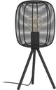 Eglo rinroe tafellamp - e27 - 44 cm - zwart
