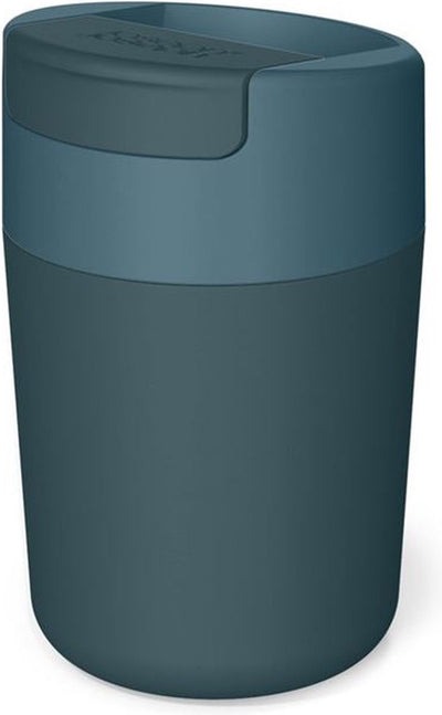 Joseph joseph flip top drinkbeker, 0.34 l, blauw - | sipp