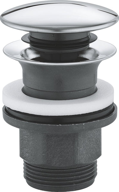 Grohe waste set met push open plug - chroom 40869000