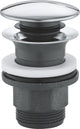 Grohe waste set met push open plug - chroom 40869000