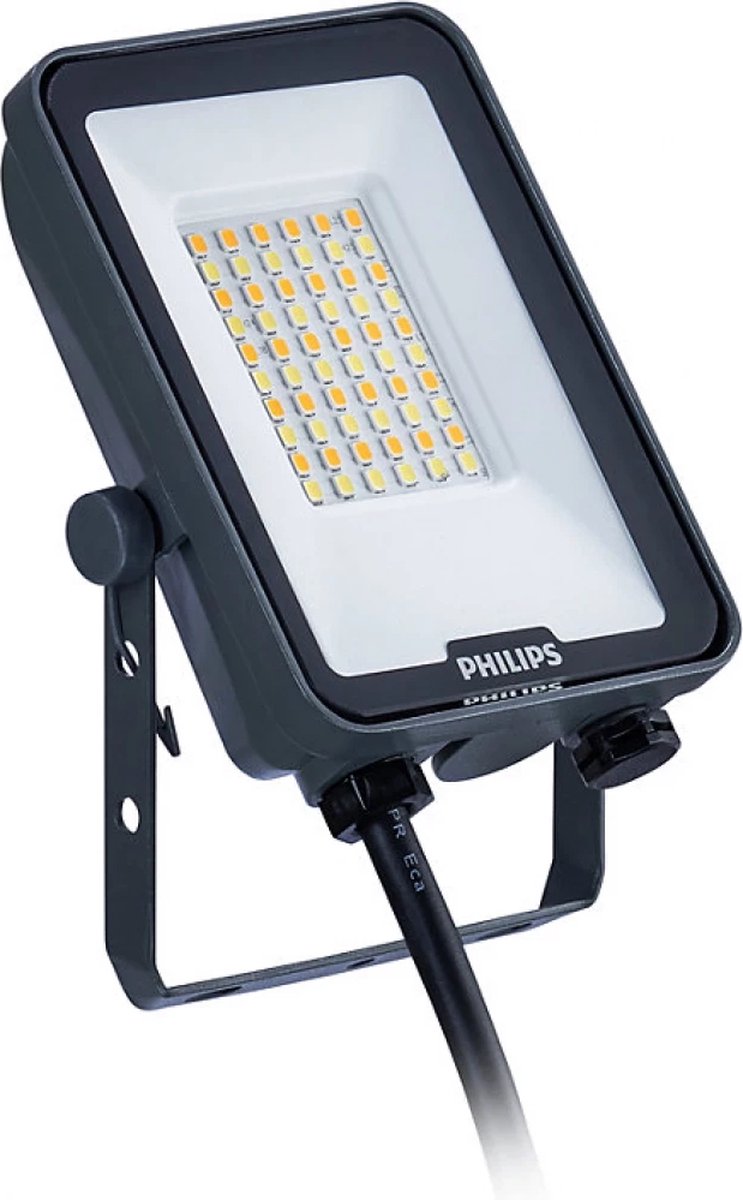 Philips led philips - led breedstraler ledinaire bvp167 grijs 30w 3600lm 40d - 830-840-865 | ip65 symmetrisch