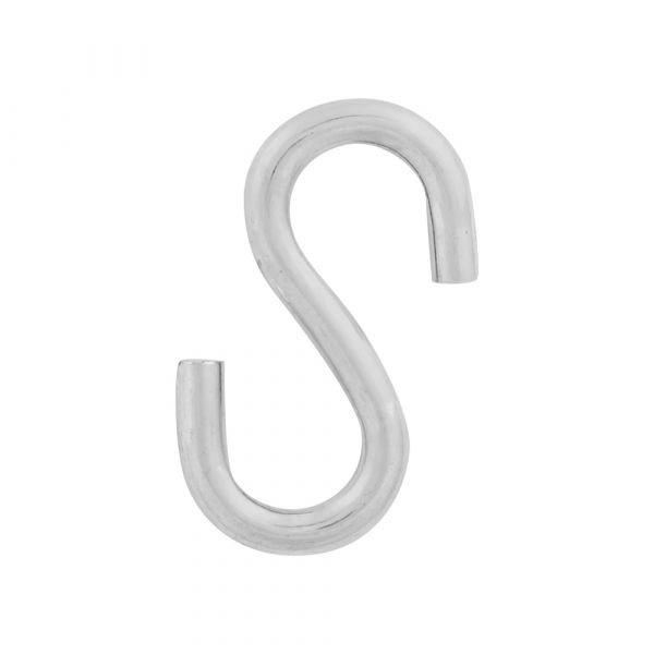 S-haak verzinkt 4 mm.