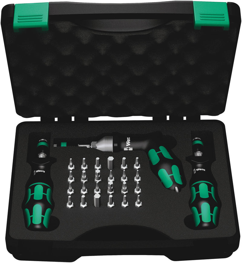 Wera 7445 46 47 kraftform momentschroevendraaier-set 2,5-55,0 in.lbs., 27 -delig - 1 stuk(s) - 05350451001