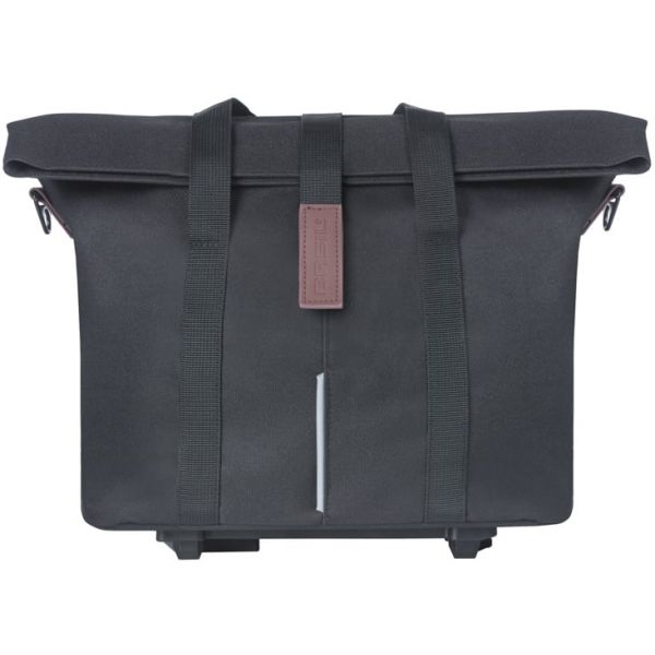 Basil fietshandtas city mik 8 - 11 liter 19 x 30 x 26 cm - zwart