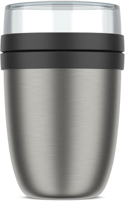 Mepal isoleer lunchpot ellipse - 500 ml - thermos lunchbox - nordic black