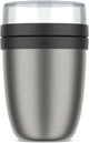 Mepal isoleer lunchpot ellipse - 500 ml - thermos lunchbox - nordic black