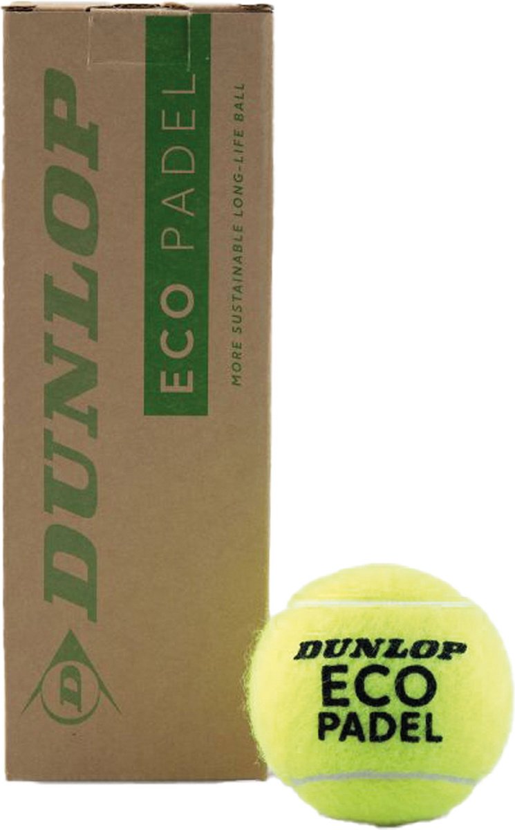Dunlop - eco padel- padelballen- 3box- geel