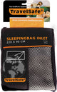 Travelsafe microfiber inlet - deken - 1pers. - white natural