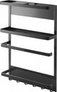Yamazaki magnetisch keukenrekje koelkast - tower - zwart