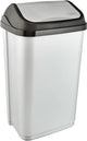 Keeeper swing bin swantje vuilbak 39x29x66 - 50 l lichtgrijs 10308