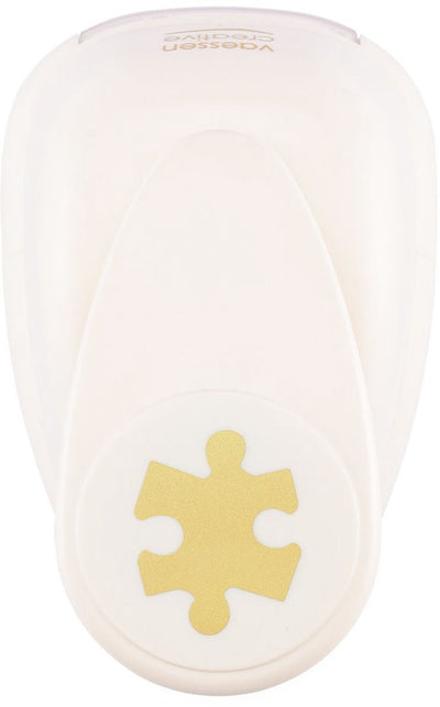 Vaessen creative pons - figuurpons - puzzelstuk - 3,9 x 4,9 cm