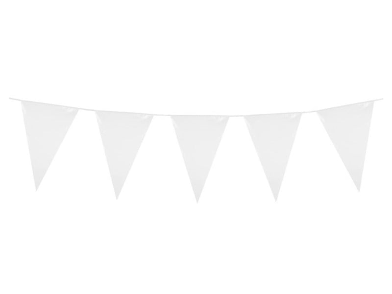 Boland pe reuzenvlaggenlijn wit (10m)
