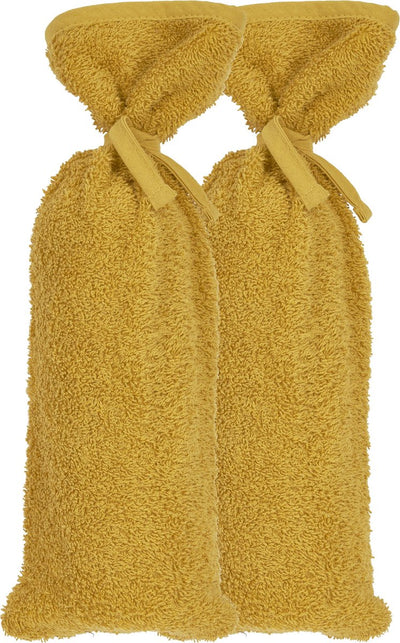 Meyco baby uni kruikenzak - 2-pack - badstof - honey gold