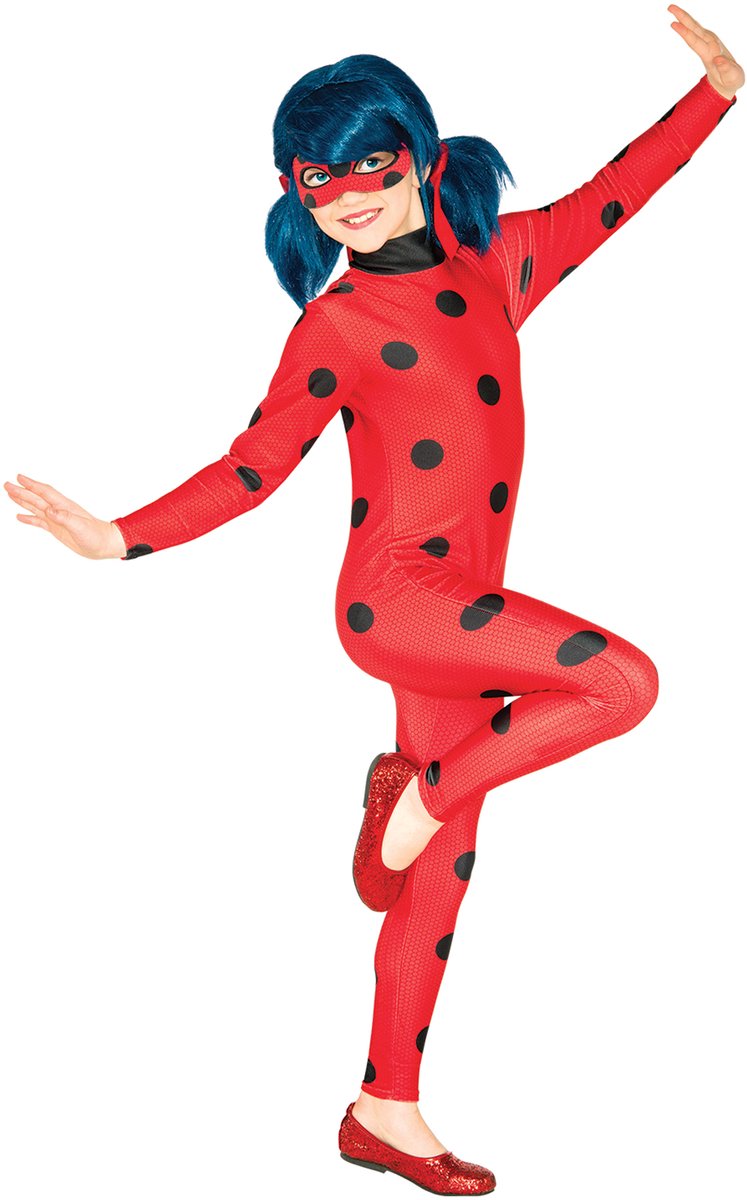 Rubies - miraculous ladybug jumpsuit (9-10 jaar) 134 140