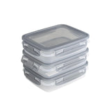 Sunware club cuisine diepvriesdozenset met clips set van 3 0,7l transparant grijs - afbeelding 1
