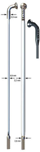 Sapim aero spaak cx-ray aero blade spoke cx-ray sst 2x286mm sil.