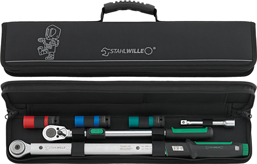 Stahlwille momentsleutelset 40-200nm 1 2 incl telescoopratel