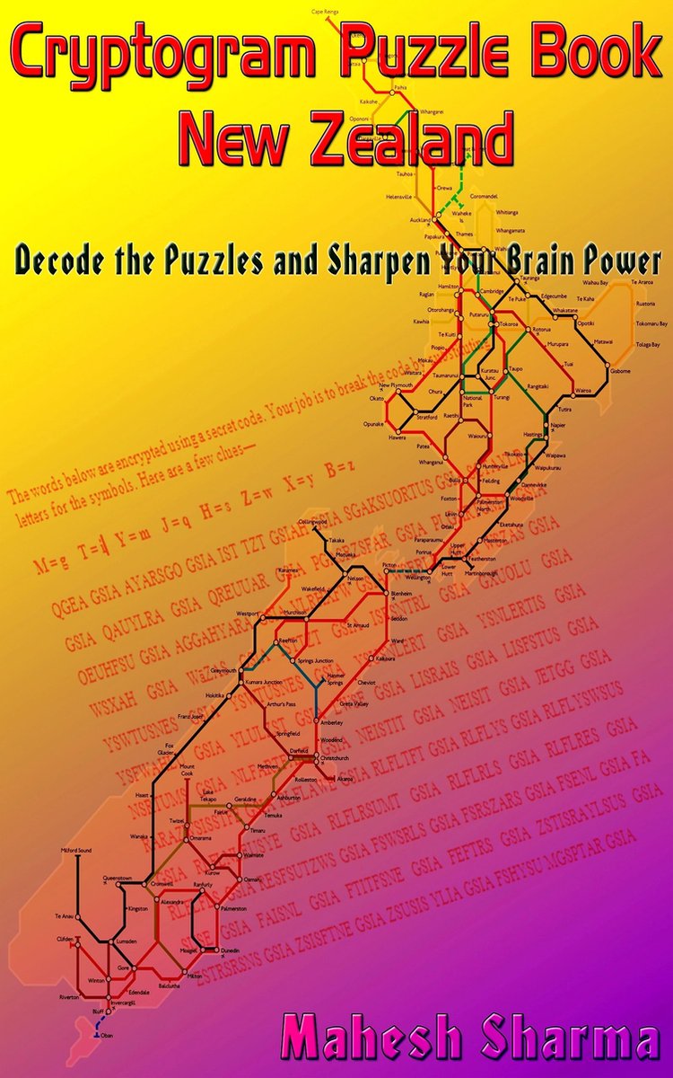 Merkloos sans marque cryptogram puzzle book new zealand