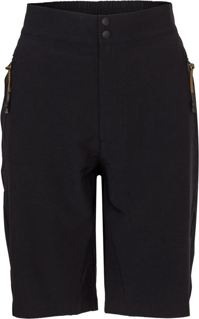 Agu venture essential - mtb short - dames fietsbroek - zwart - elastische tailleband - 2 ritszakken - l
