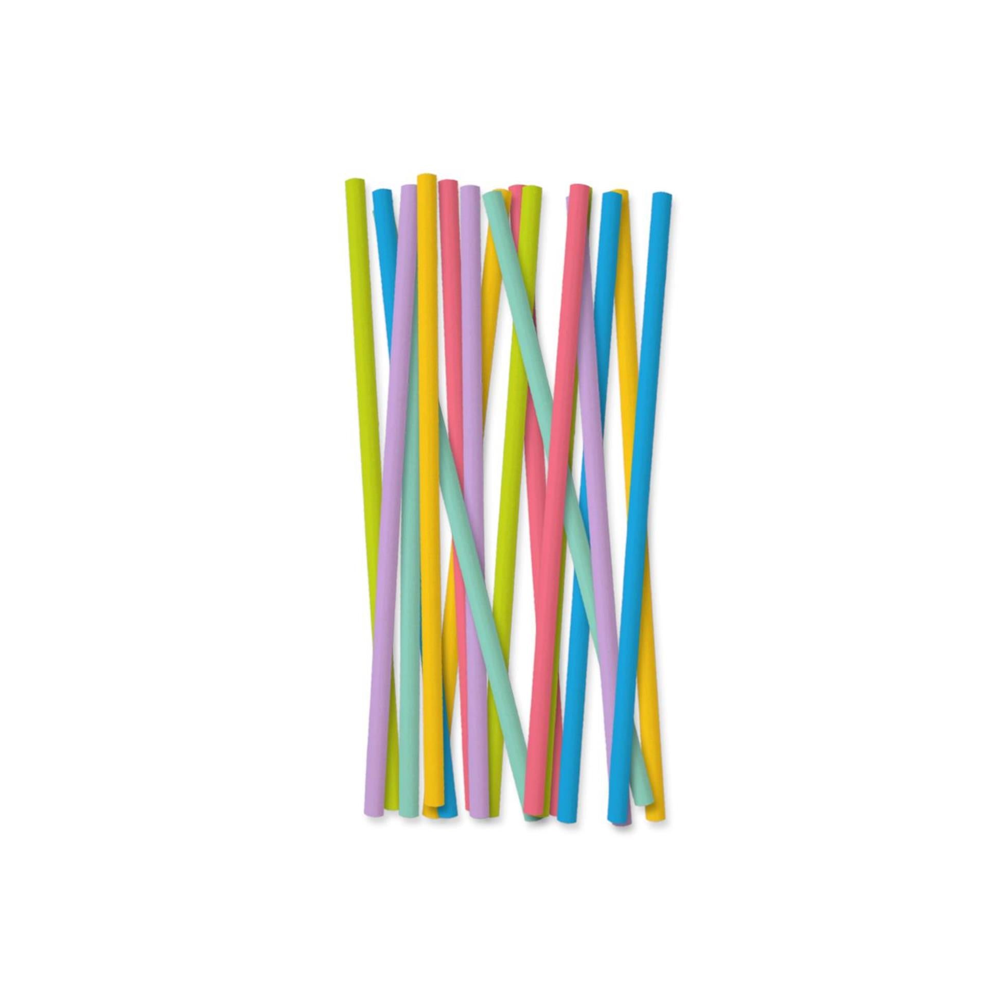 Paperdreams drinkrietjes party dots 18st