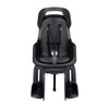Kinderzitje achter Bobike Go Maxi RS met dragerbevestiging (CFS) en slaapstand - urban zwart
