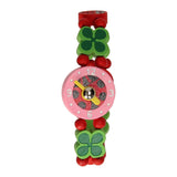 Horloge hout lieveheersbeestje - afbeelding 1