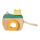 Houten Camera Oranje - afbeelding 2